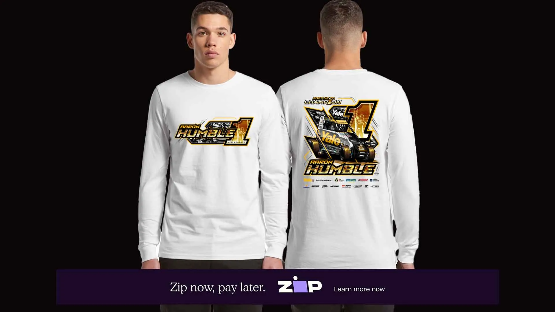 Mens Aaron Humble Motorsport Longsleeve Tee