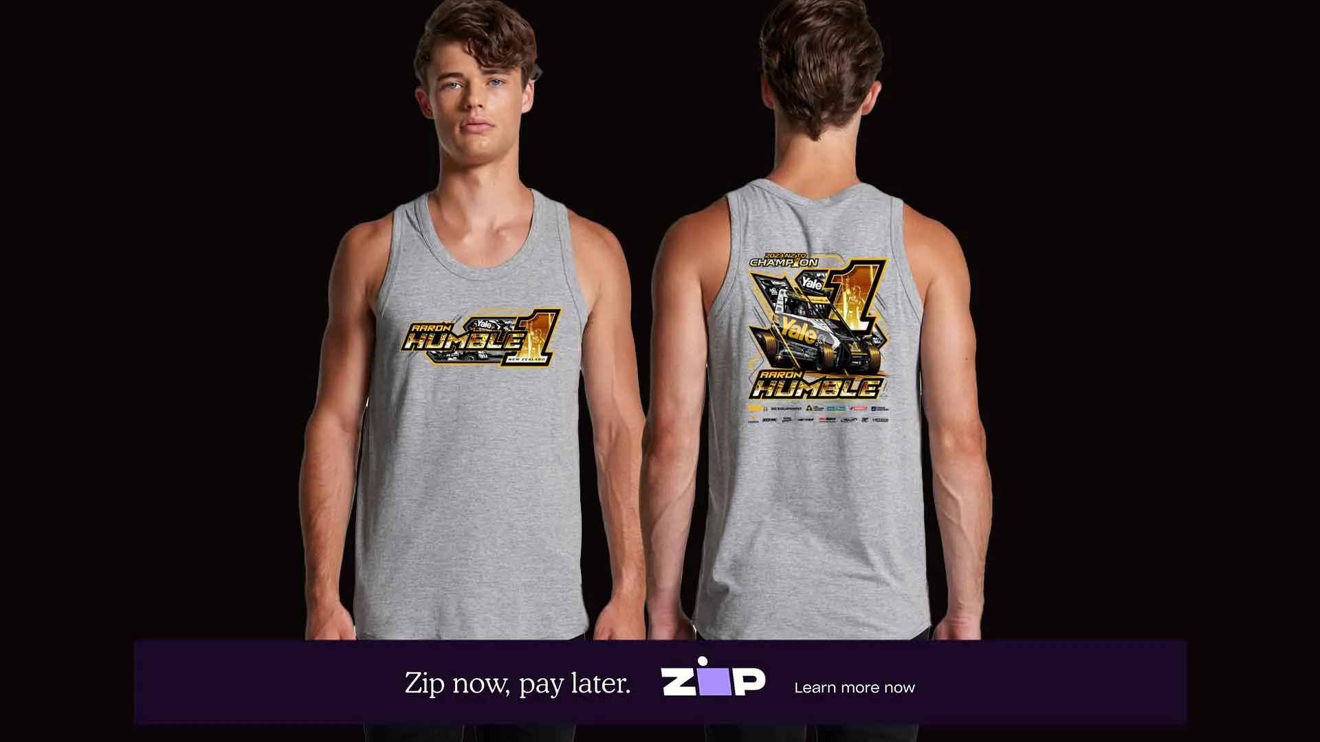 Mens Aaron Humble Motorsport Singlet