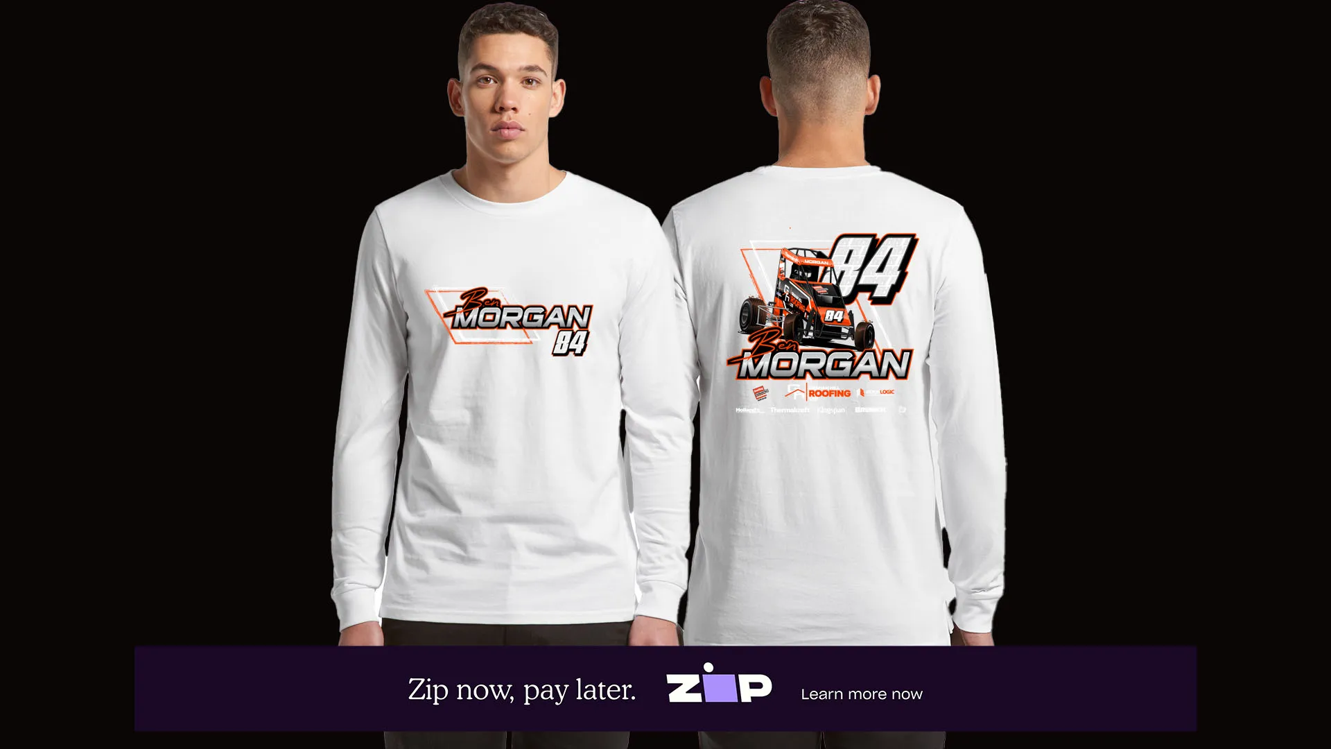Mens Ben Morgan Racing Longsleeve Tee