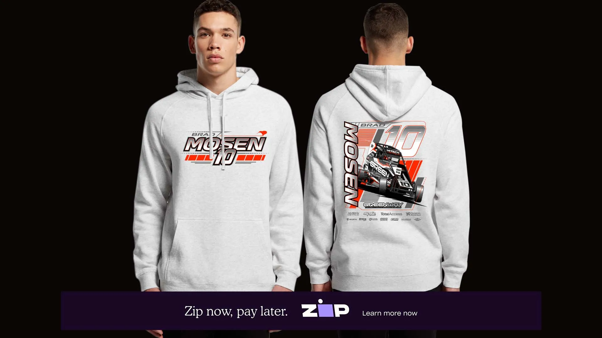 Mens Brad Mosen Racing Hoodie