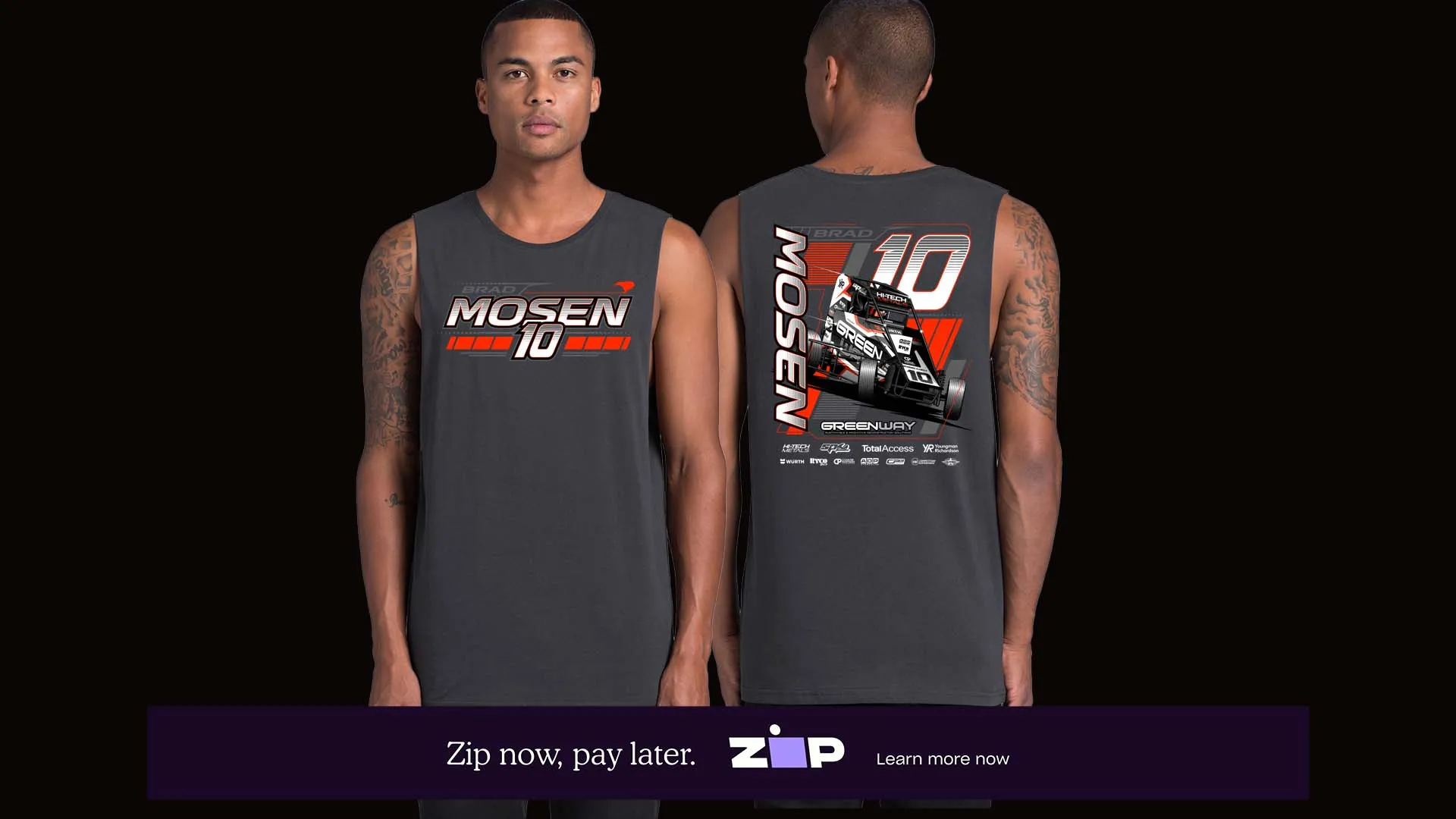 Mens Brad Mosen Racing Tank