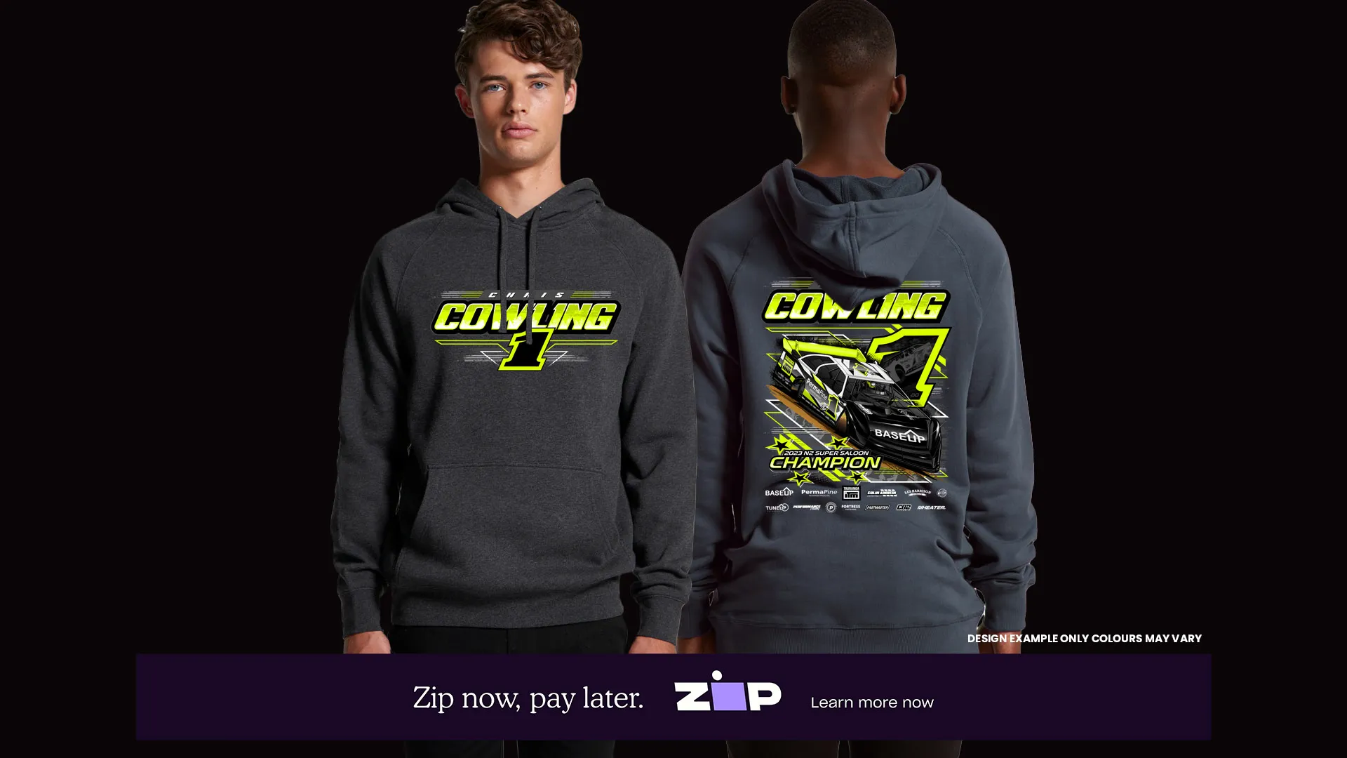Mens Cowling Motorsport 1NZ Hoodie