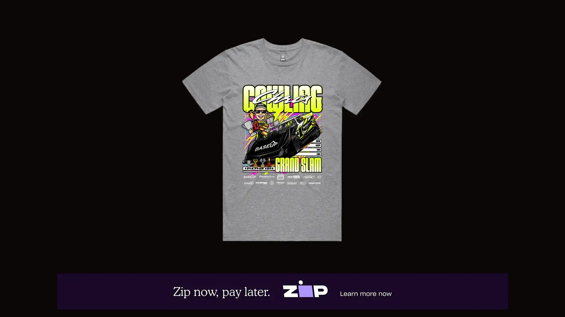 Mens Chris Cowling Grand Slam D2 Front Tee
