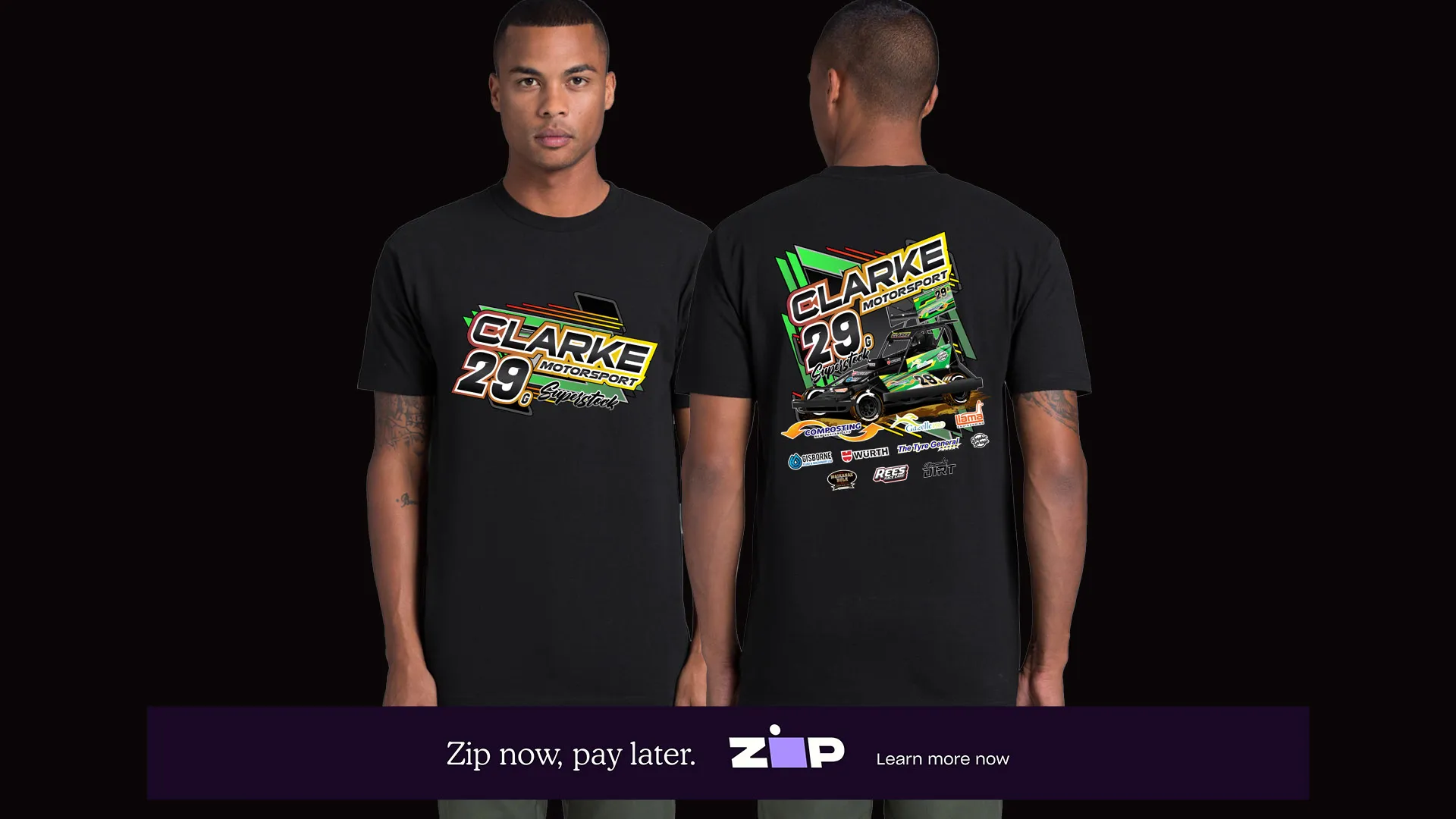 Mens Clarke Motorsport Tee