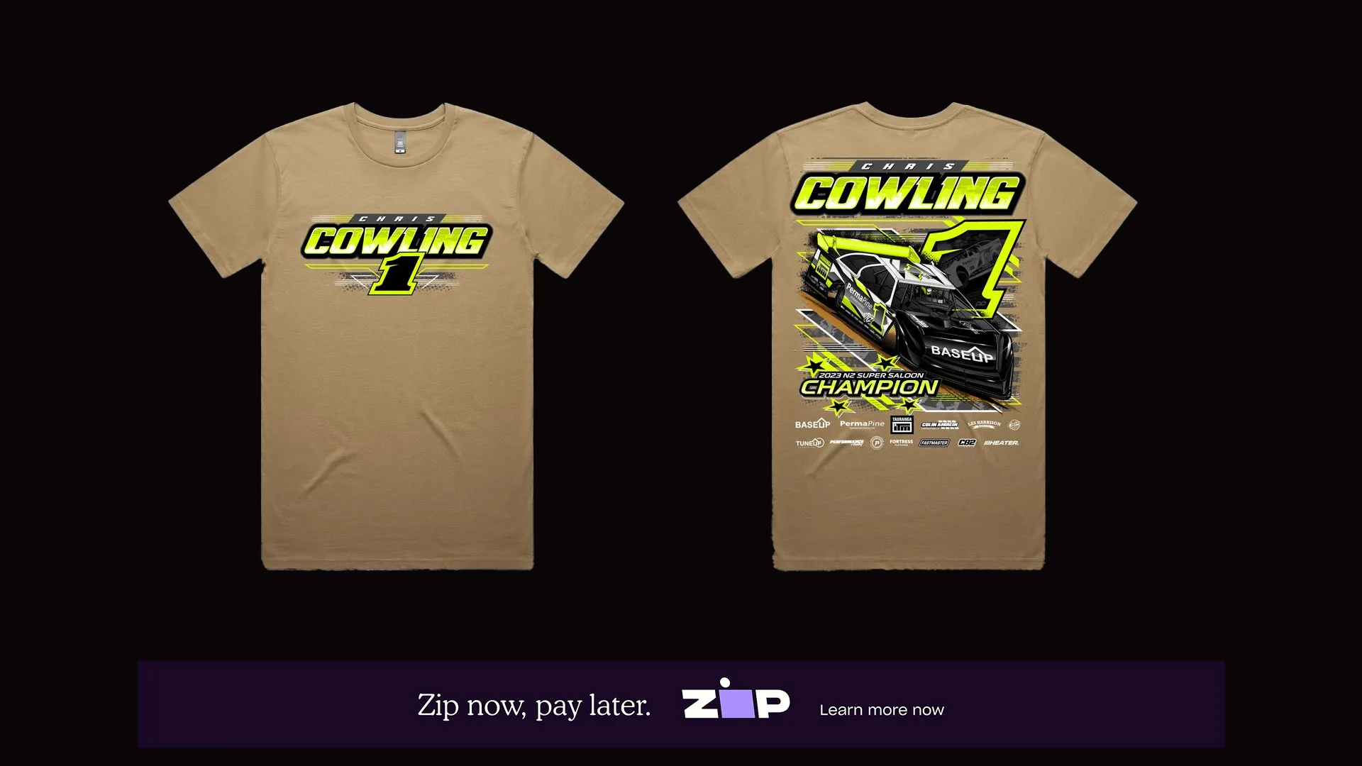 Mens Cowling Motorsport 1NZ Tee - Image 2