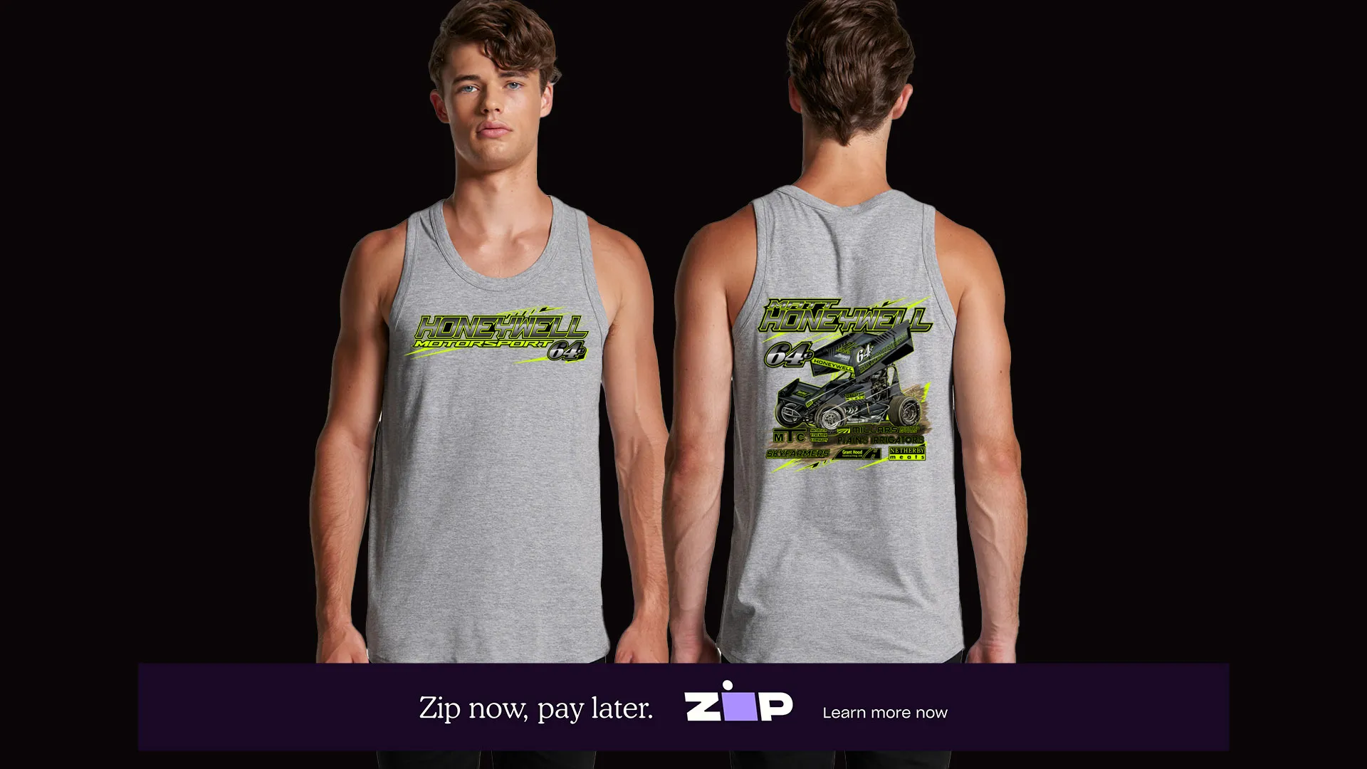 Mens Honeywell Racing Singlet