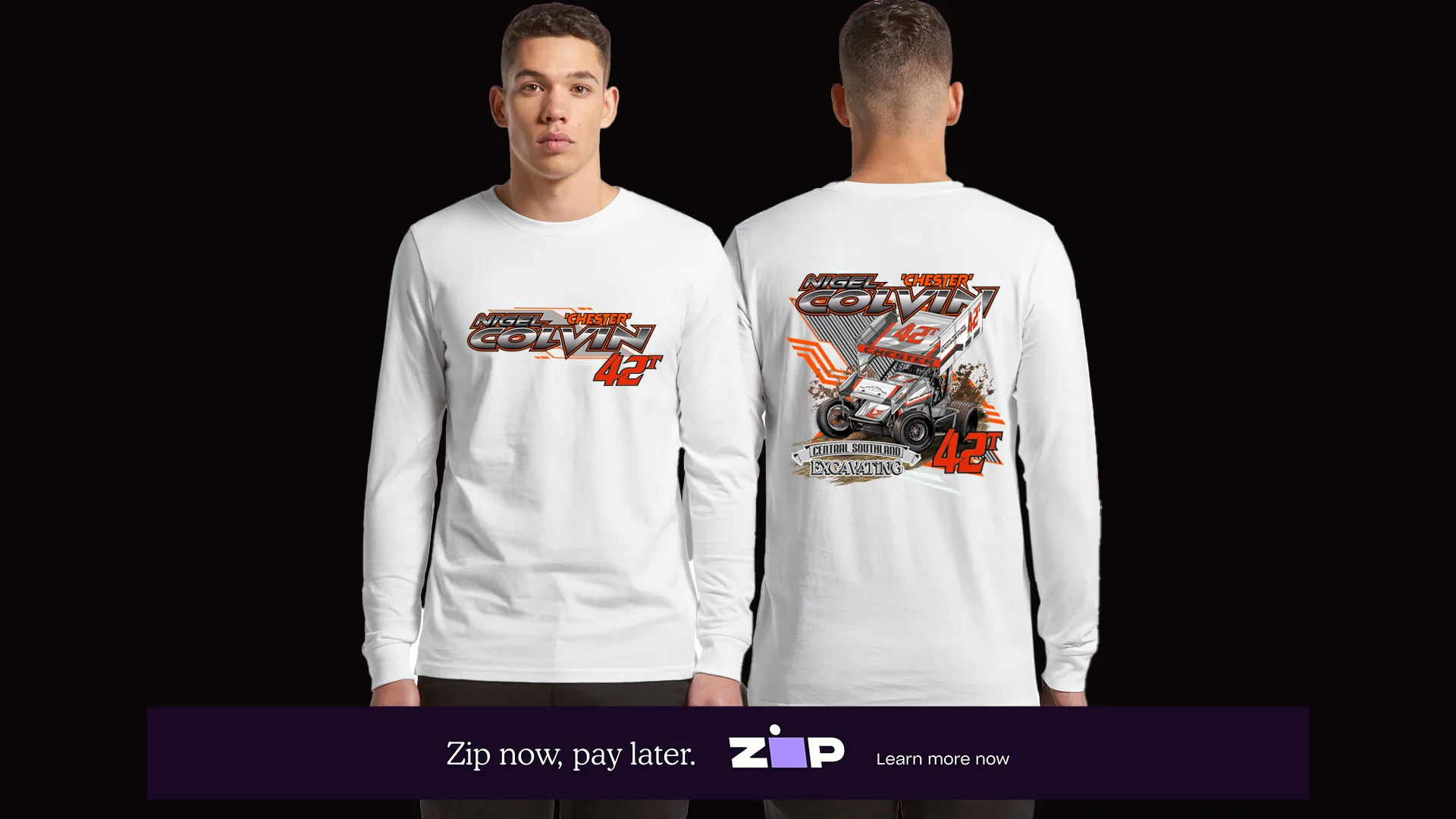 Mens Colvin Racing Longsleeve Tee