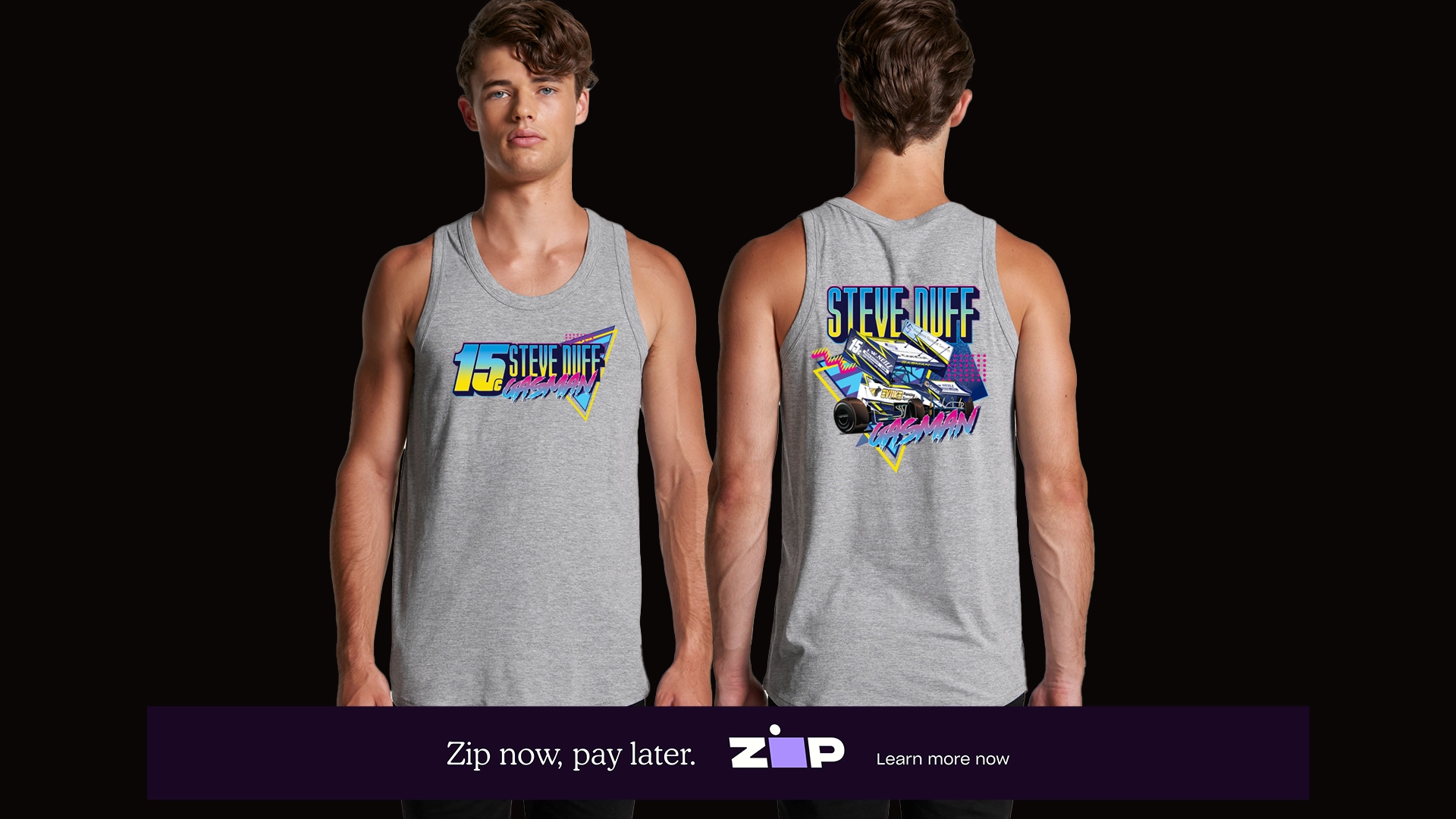 Mens Duff Motorsport 15C Singlet
