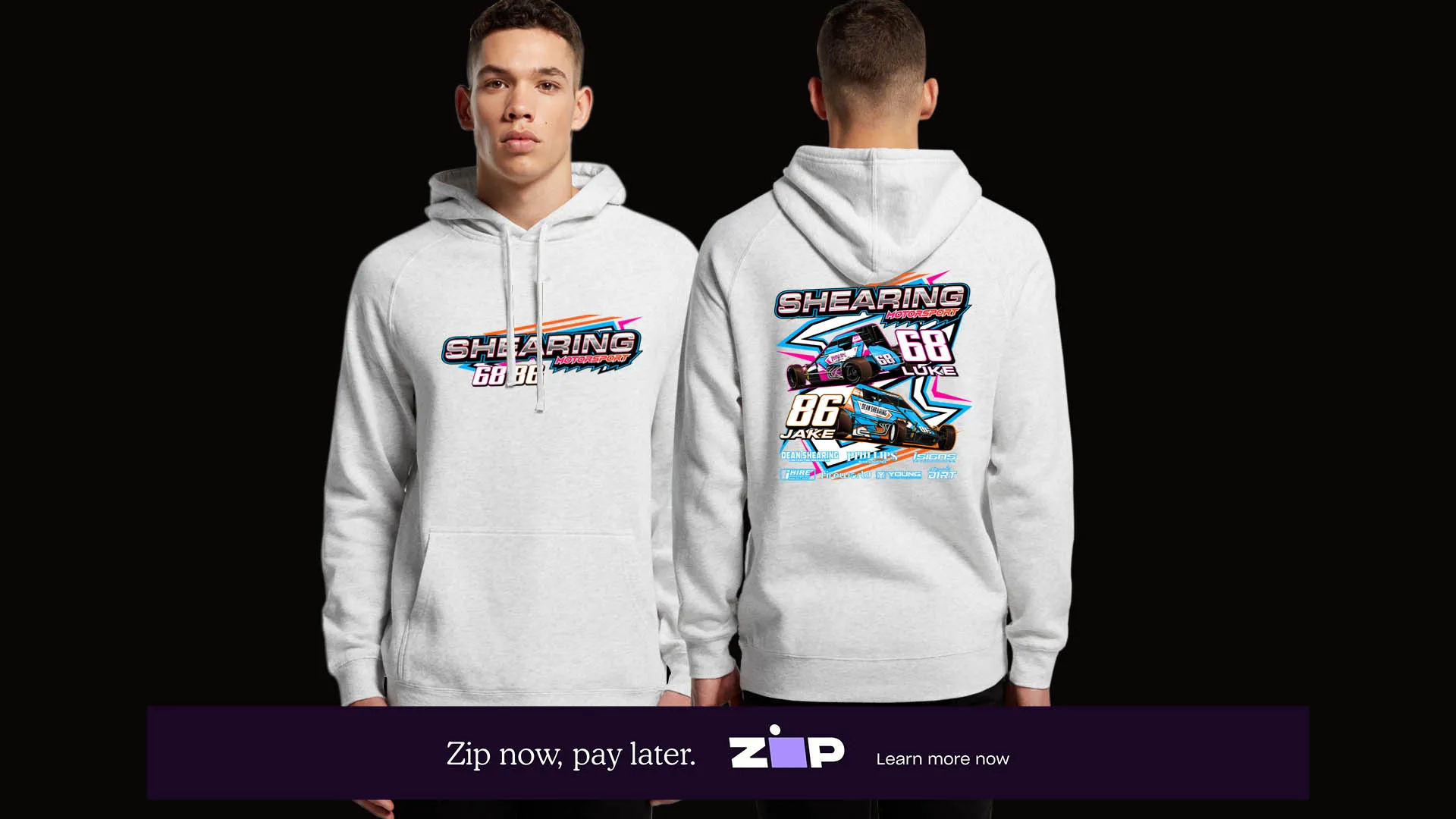 Mens Shearing Motorsport Hoodie
