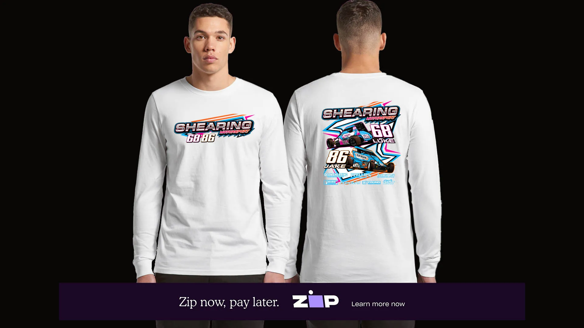 Mens Shearing Motorsport Longsleeve Tee