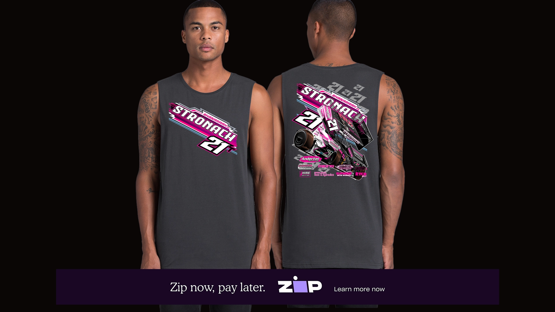 Mens Stronach Racing Tank