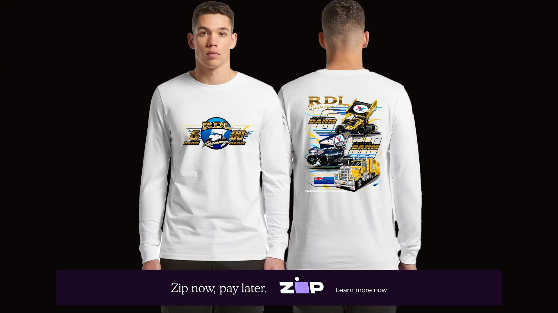 Mens Dahm Racing Longsleeve Tee