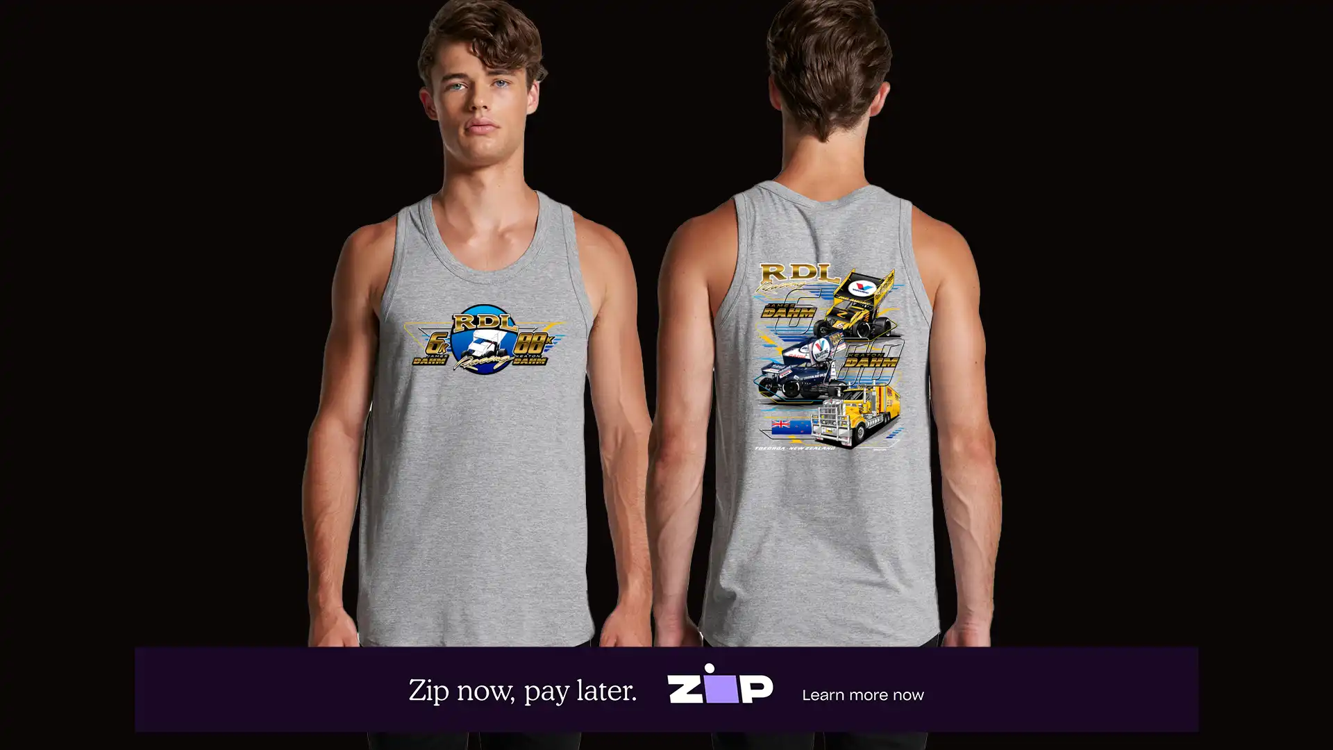 Mens Dahm Racing Singlet