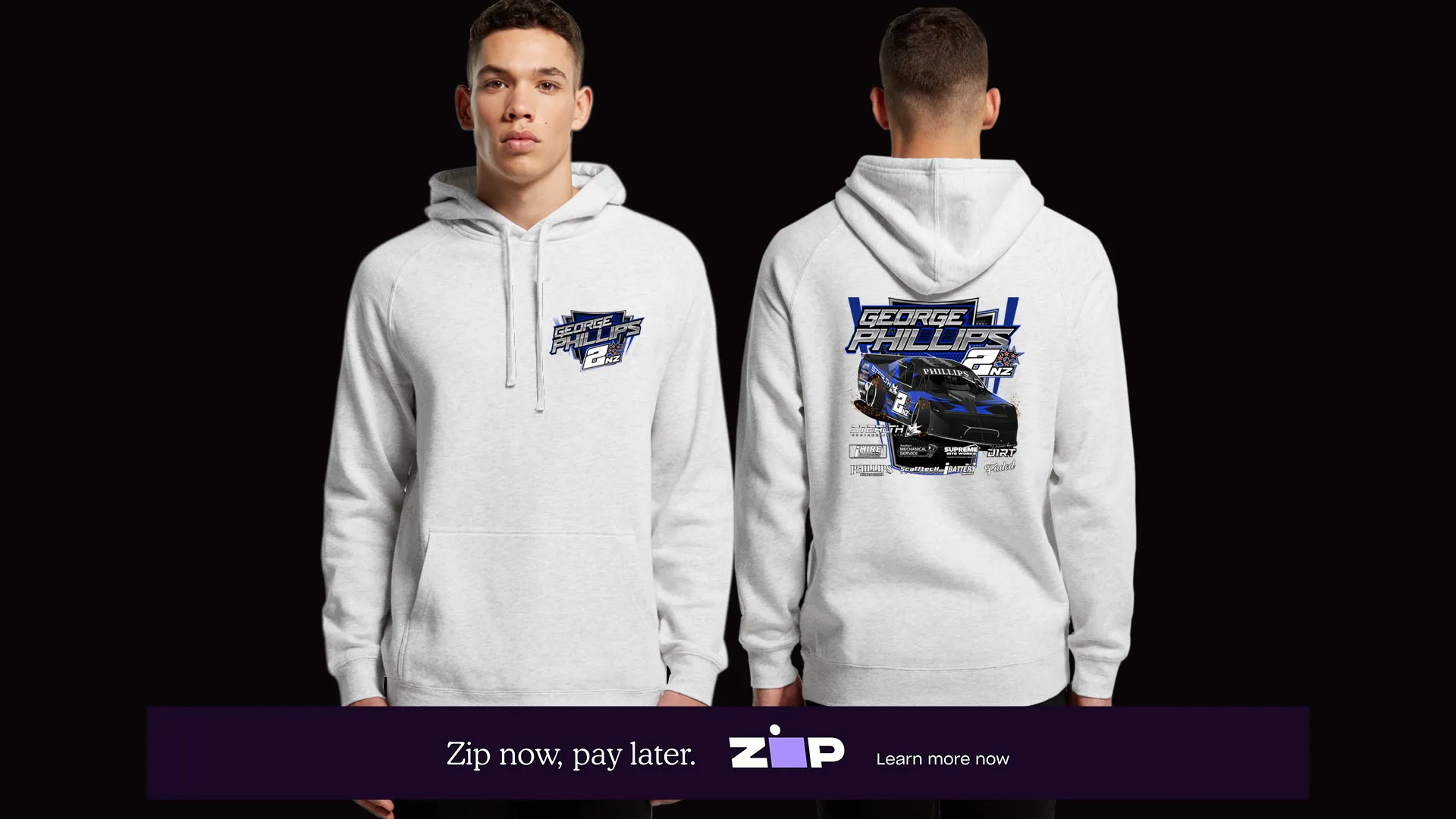 Mens Phillips Motorsport Hoodie