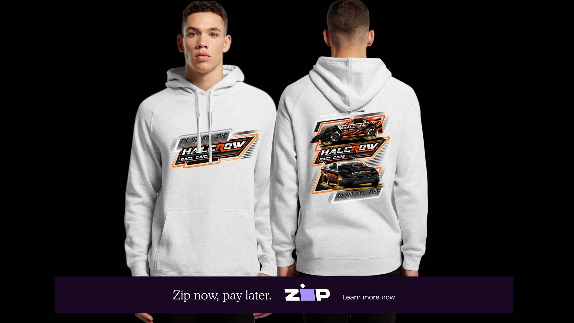 Mens Halcrow Race Cars Hoodie
