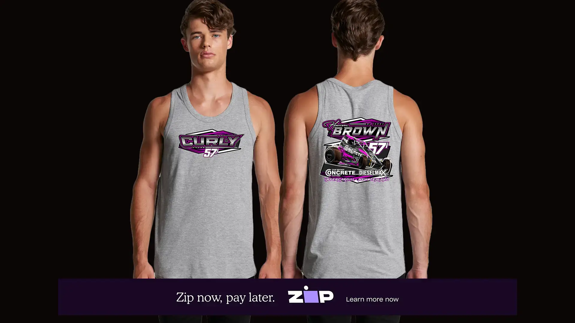 Kids Harrison Brown 57I Singlet