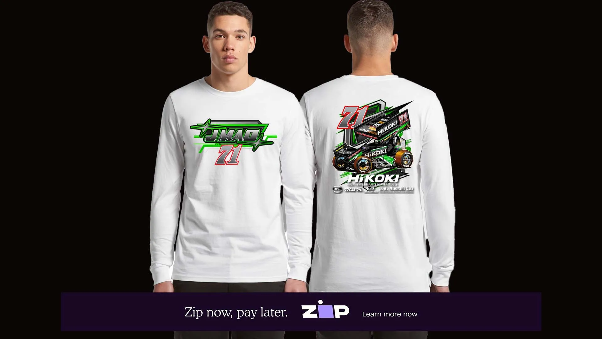 Mens Jamie McDonald Racing Longsleeve Tee