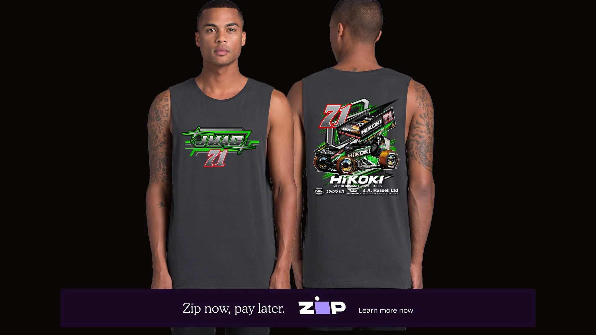 Mens Jamie McDonald Racing Tank