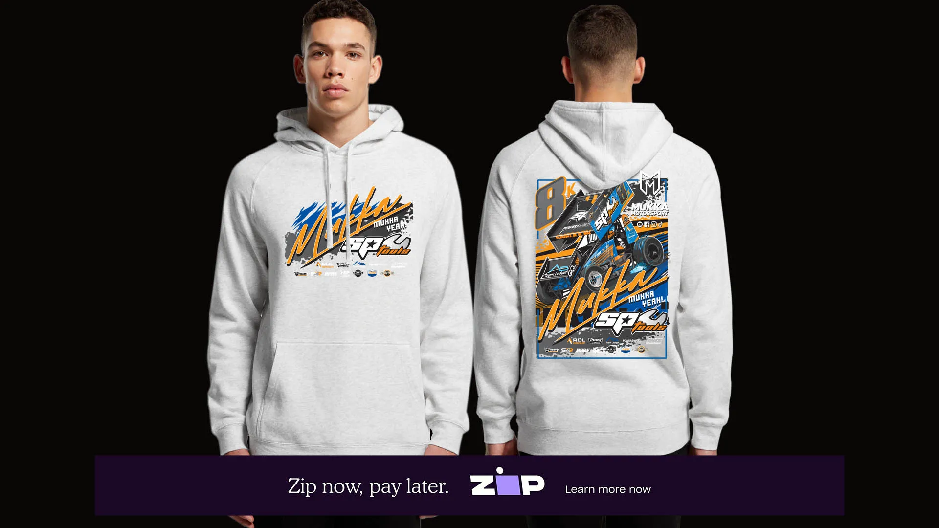 Mens Mukka Motorsport Sprintcar Hoodie
