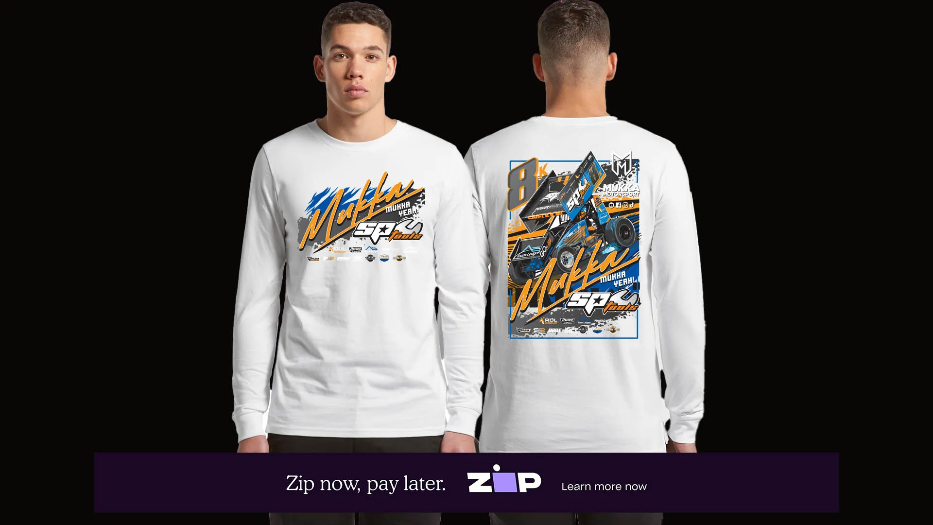 Mens Mukka Motorsport Sprintcar Longsleeve Tee