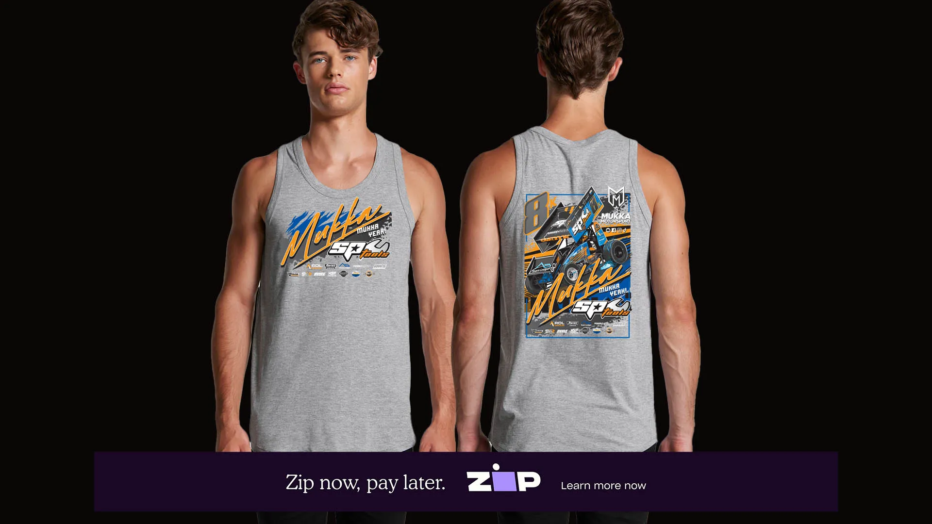 Mens Mukka Motorsport Sprintcar Singlet