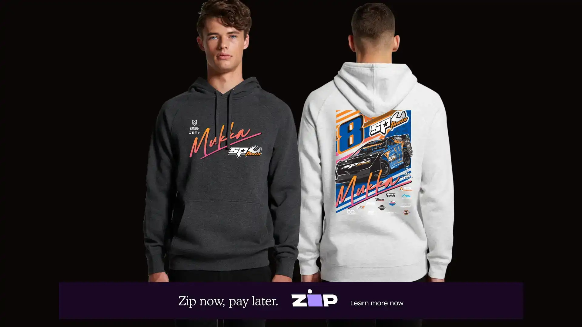 Mens Mukka Motorsport Super Saloon Hoodie