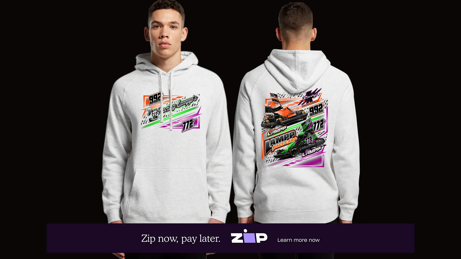 Mens Racing Lampps Hoodie