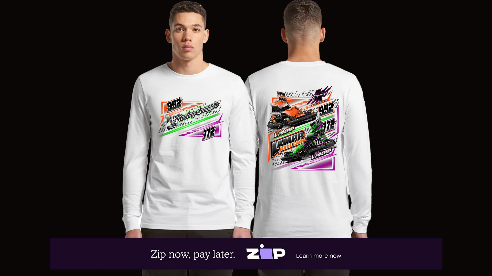 Mens Racing Lampps Longsleeve Tee
