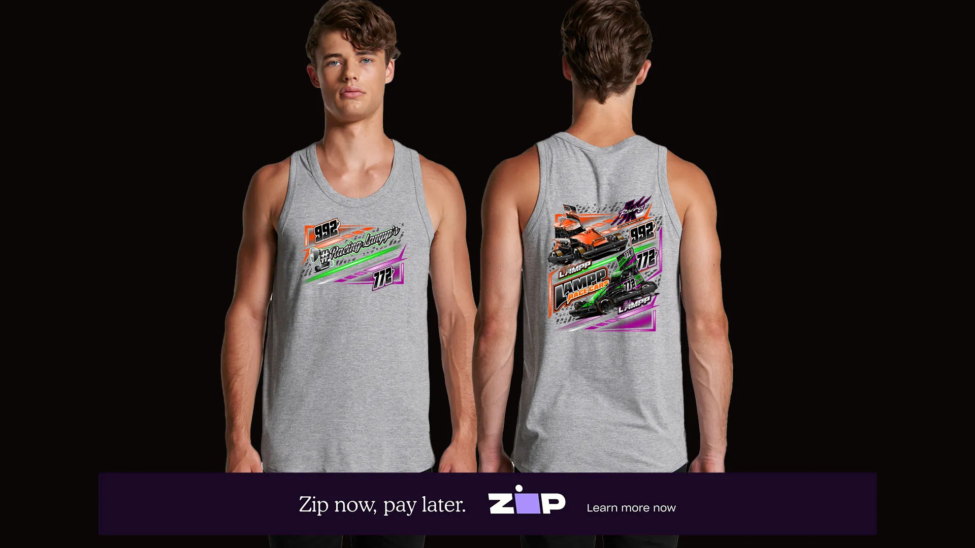 Mens Racing Lampps Singlet
