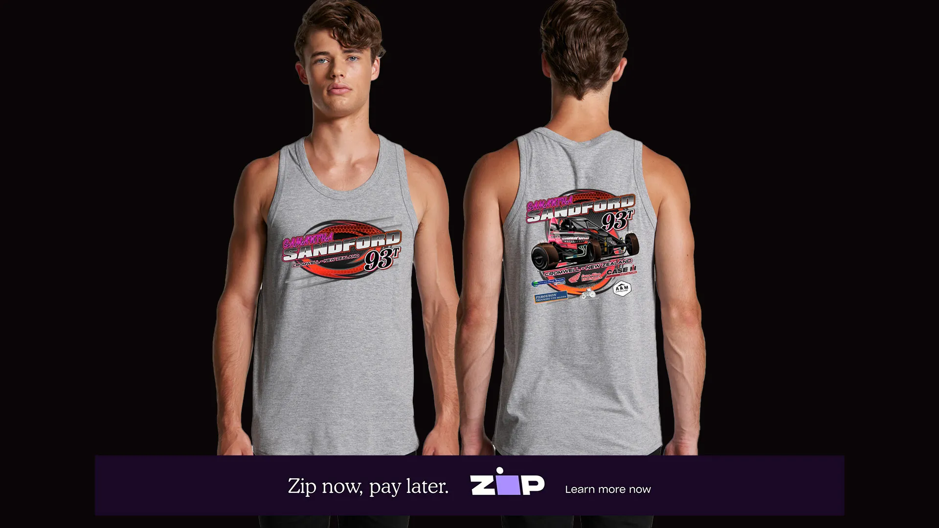 Mens Sandford Motorsport Singlet