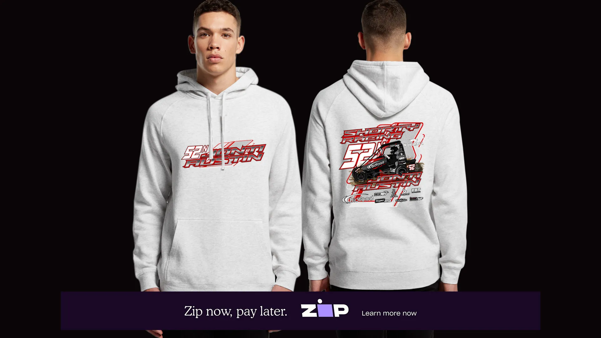 Mens Shorty Racing Hoodie