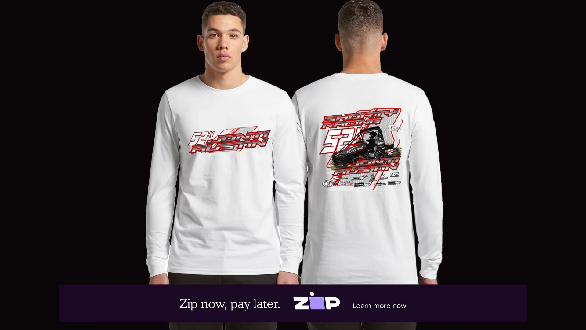 Mens Shorty Racing Longsleeve Tee