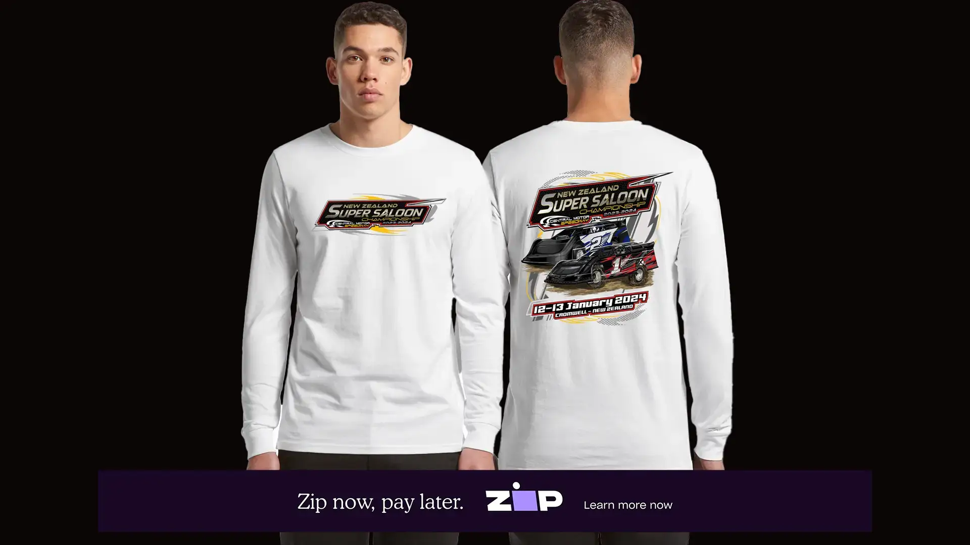 Mens NZ Super Saloon Champs 23/24 Longsleeve Tee