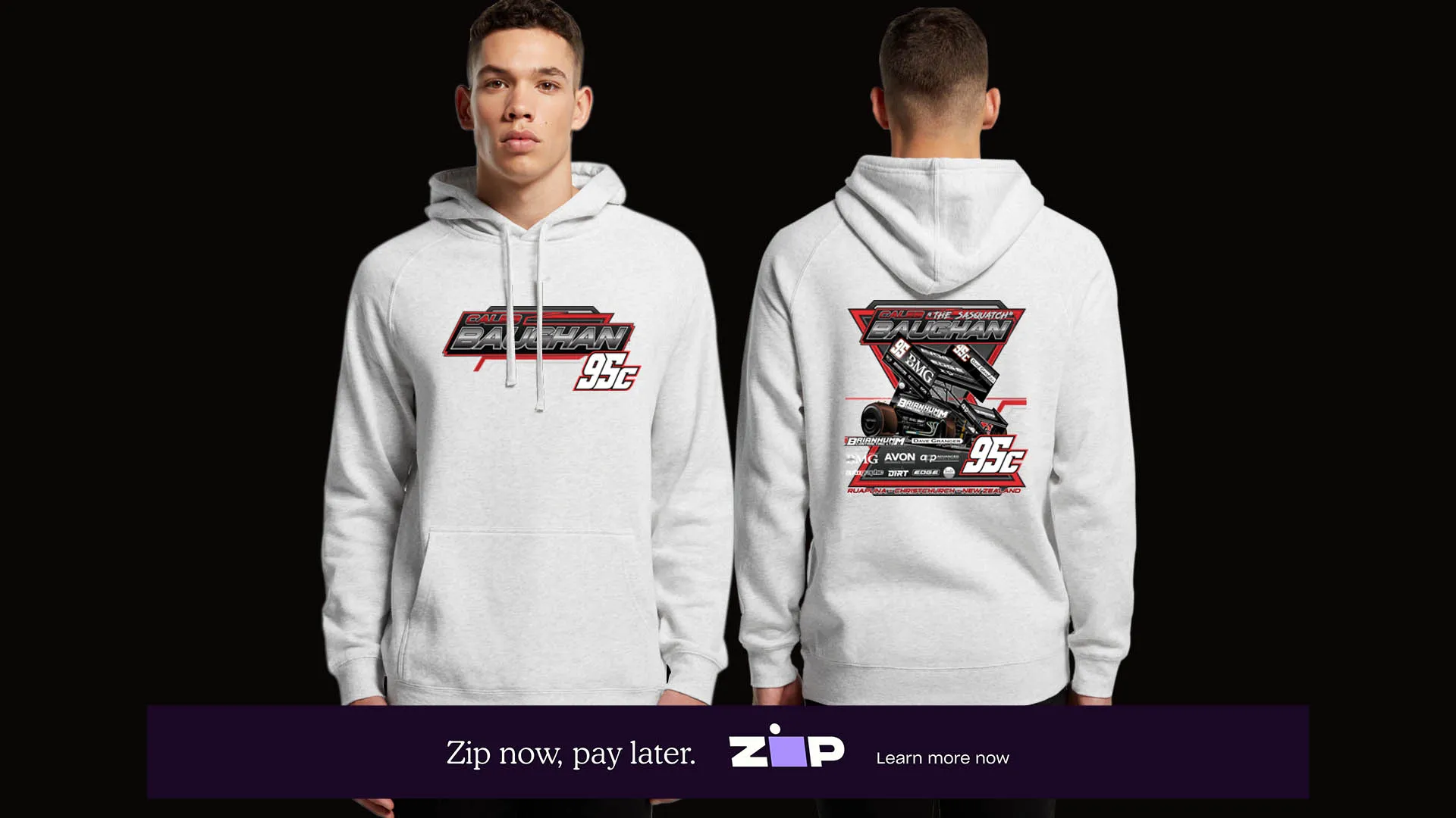 Mens Caleb Baughan Racing Hoodie