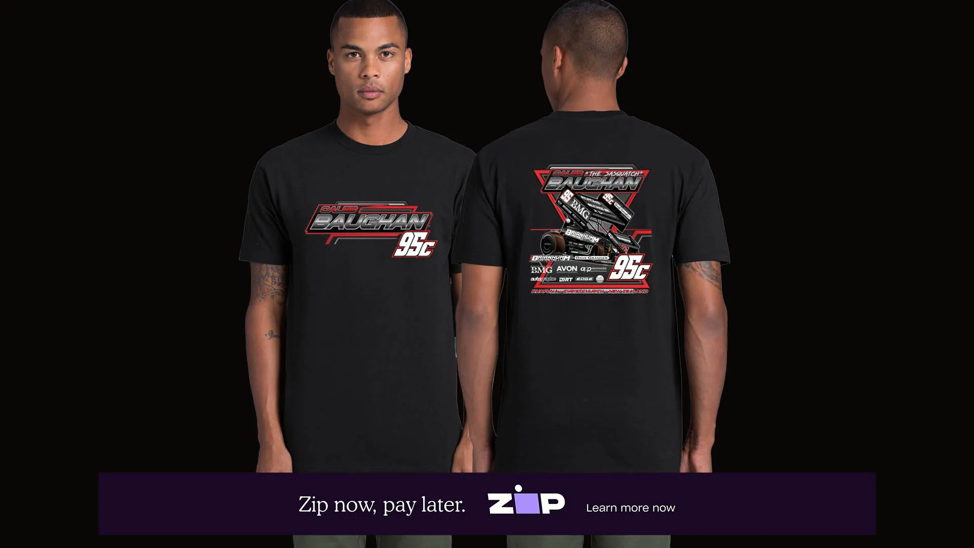 Mens Caleb Baughan Racing Tee
