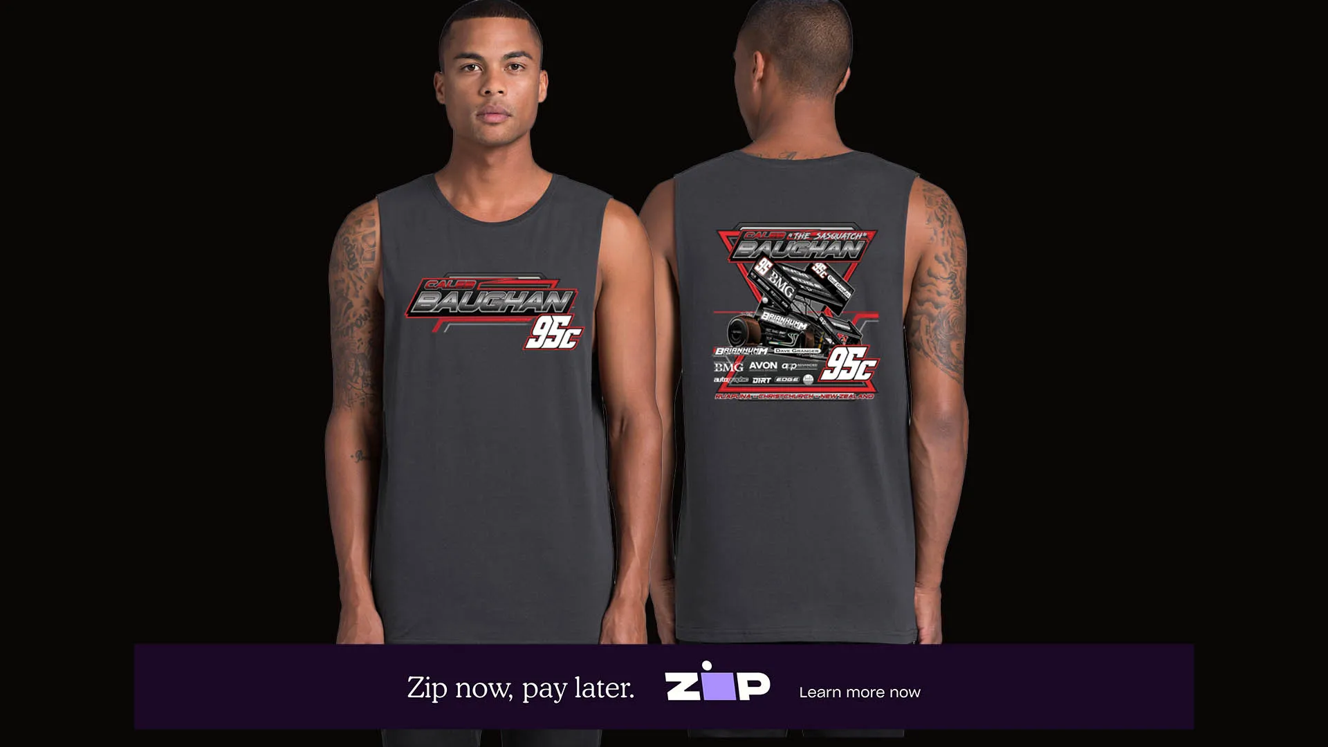 Kids Caleb Baughan Racing Tank