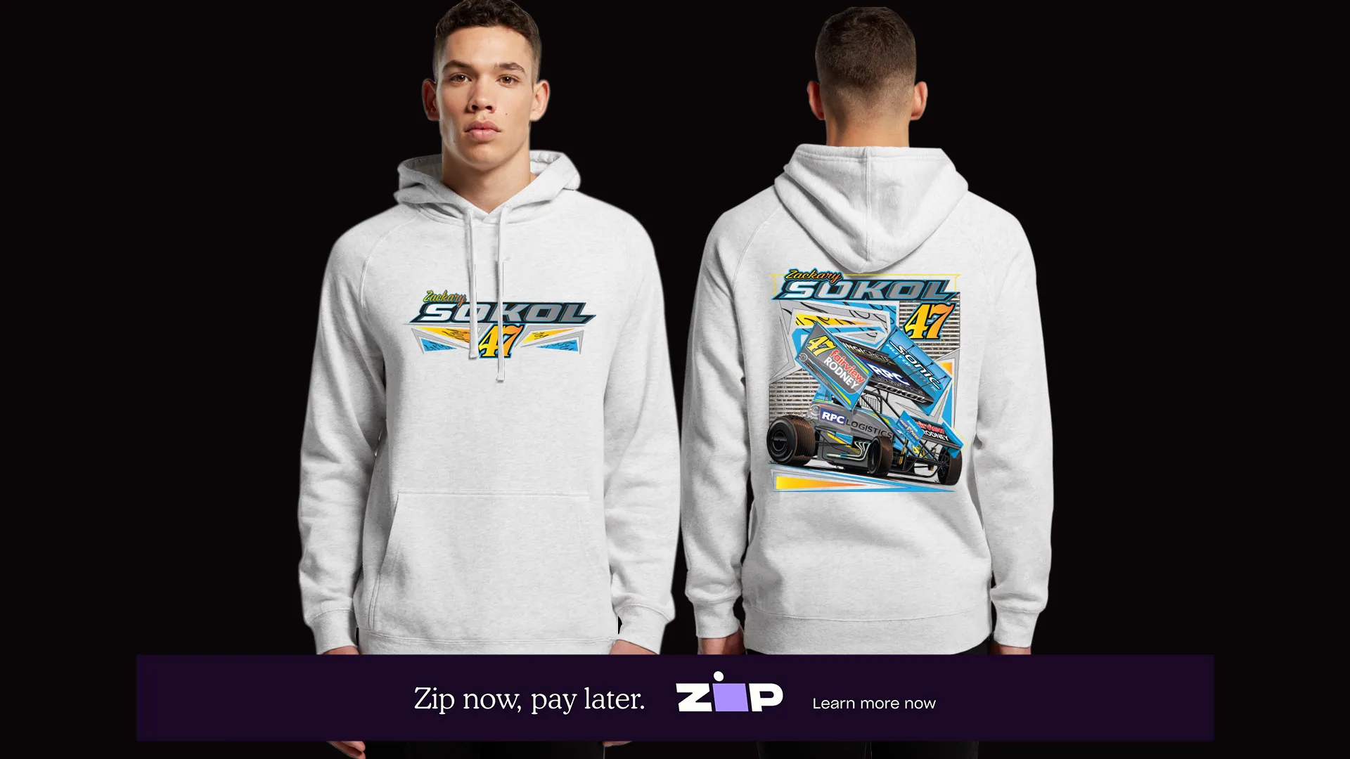 Mens Zackary Sokol Racing Hoodie
