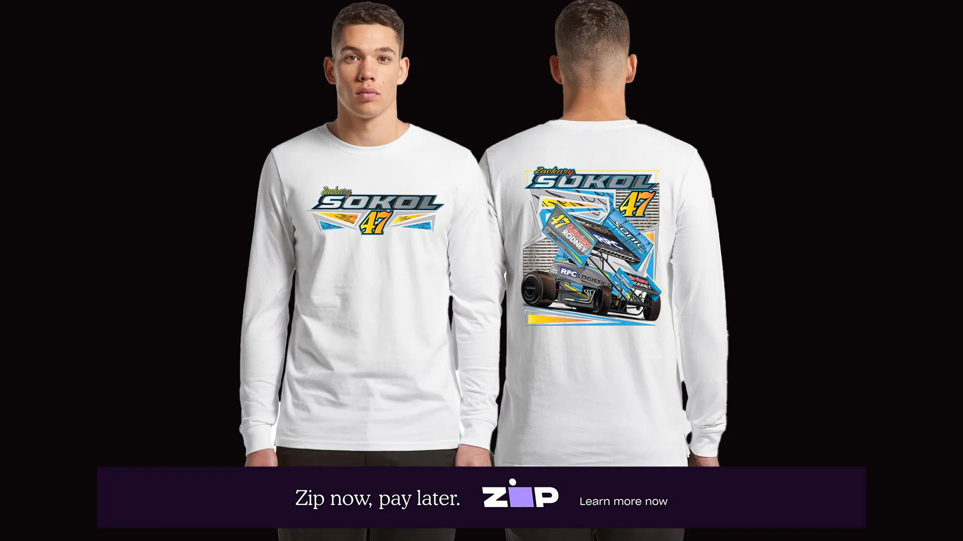 Mens Zackary Sokol Racing Longsleeve Tee