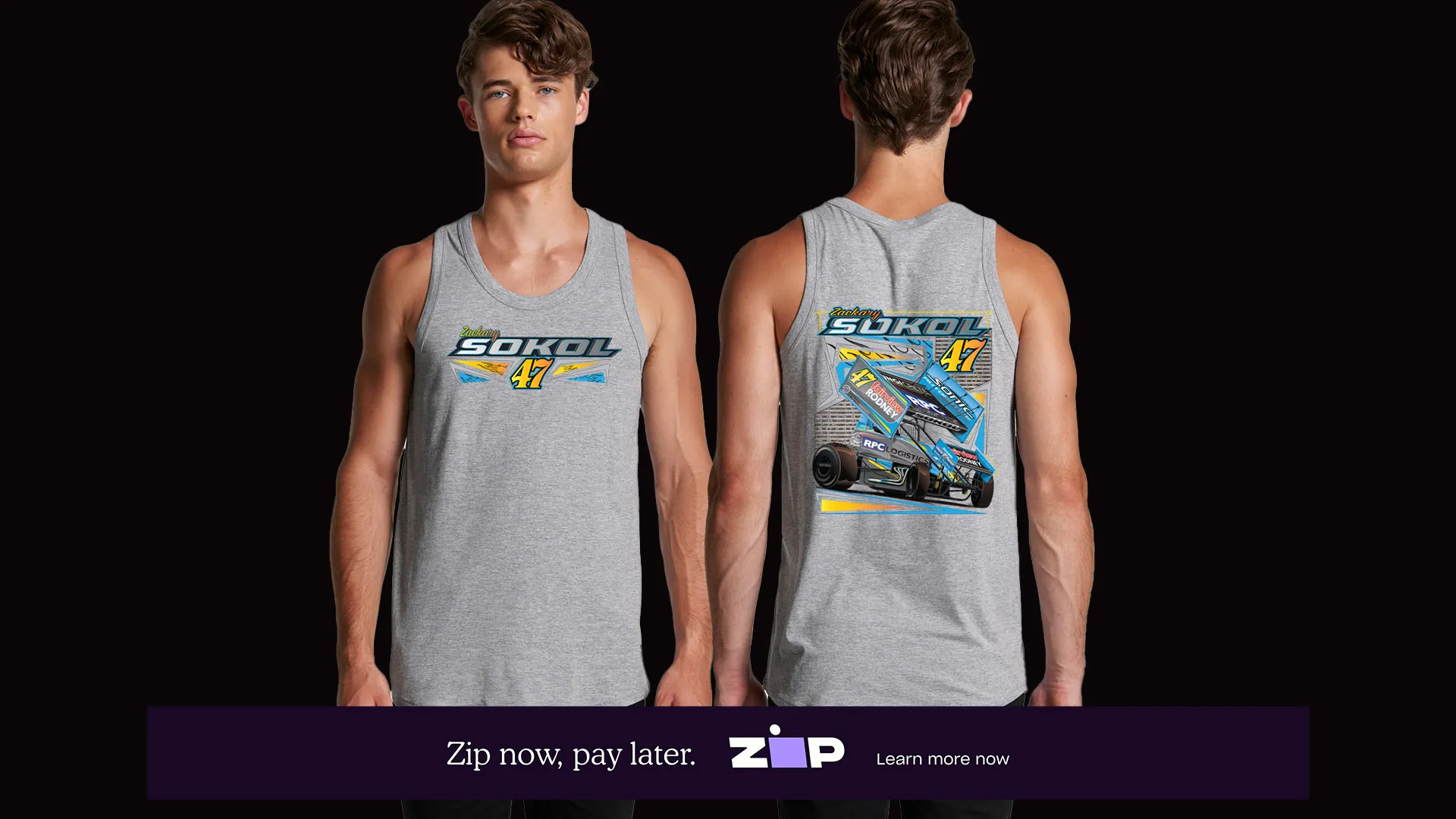 Mens Zackary Sokol Racing Singlet
