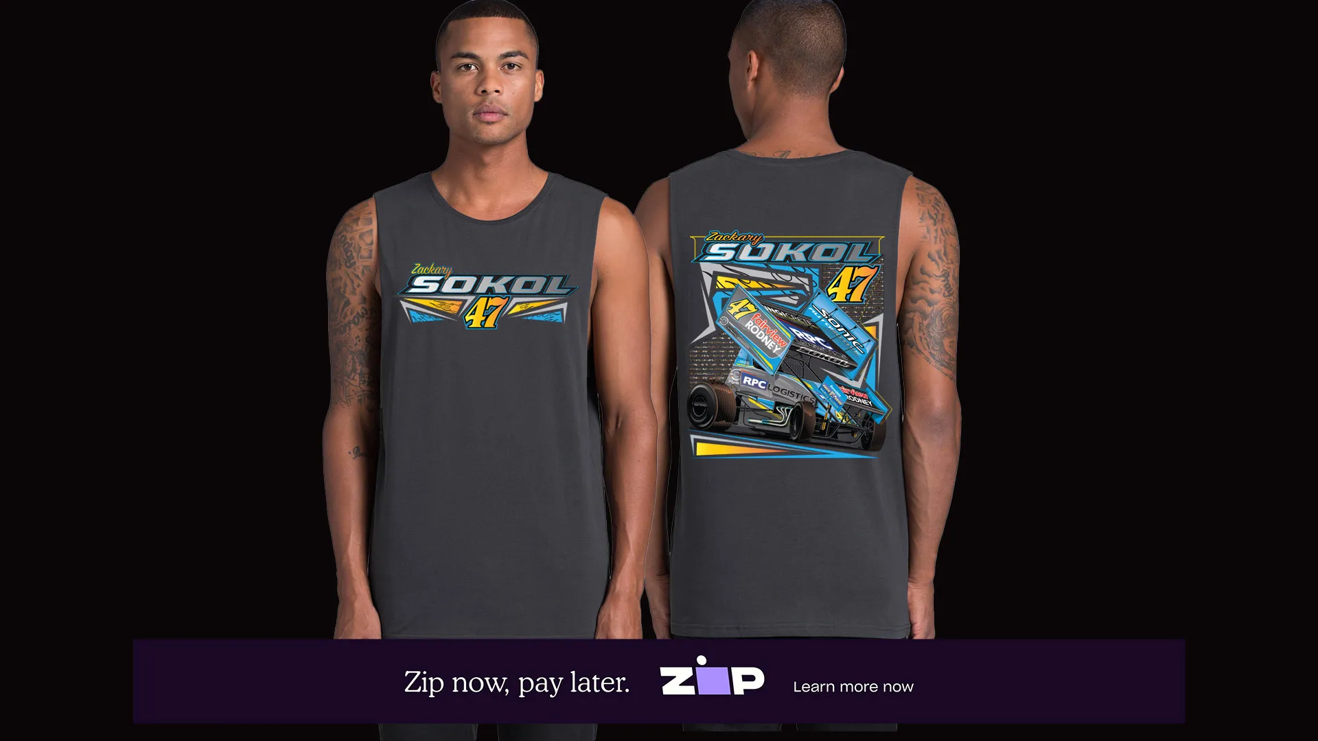 Mens Zackary Sokol Racing Tank
