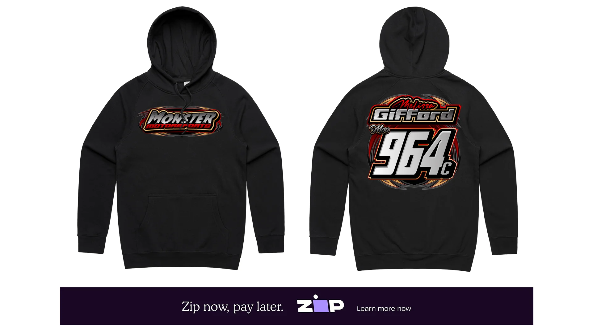 Mens Monster Motorsports Hoodie