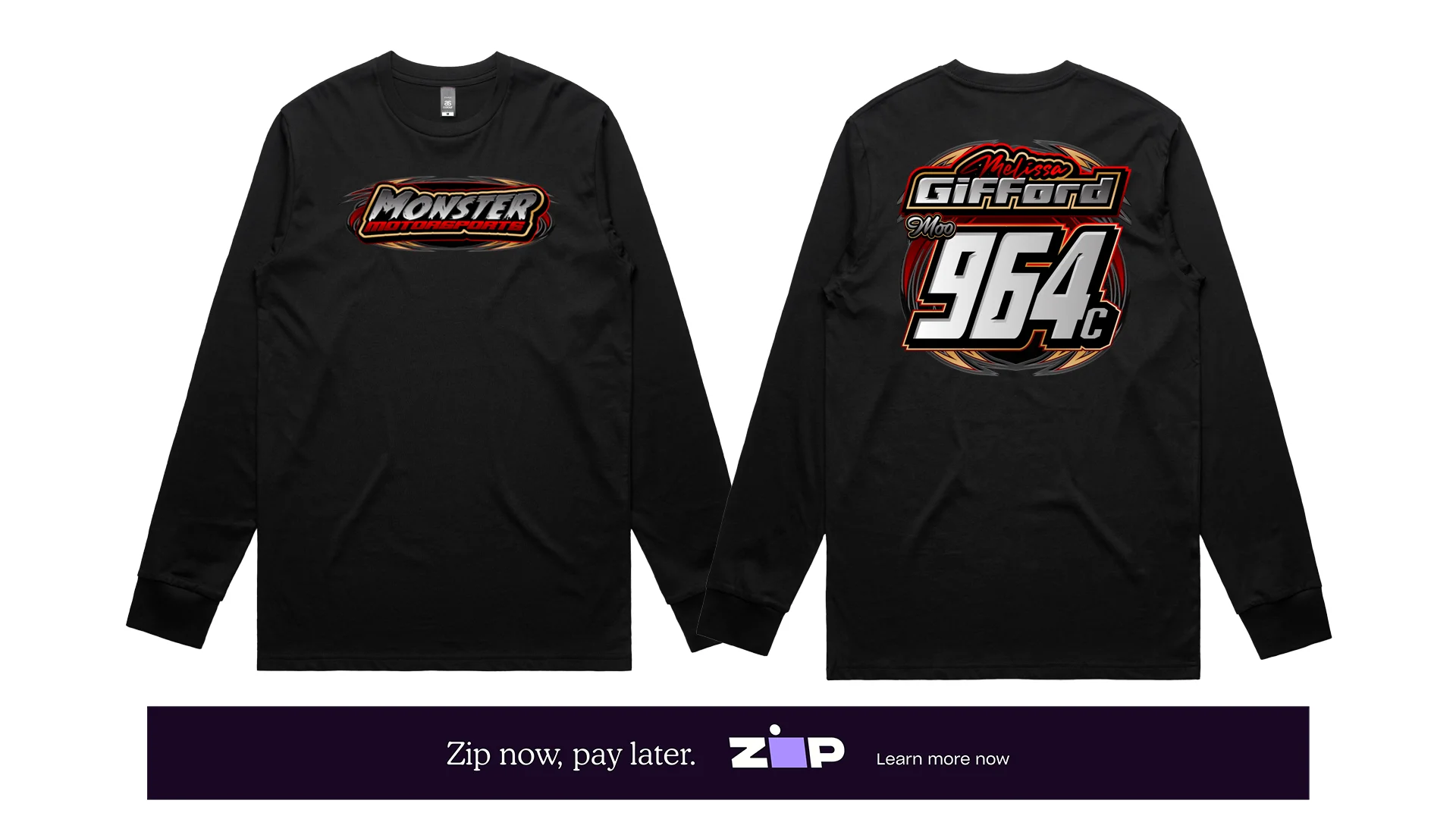 Womens Monster Motorsports Longsleeve Tee