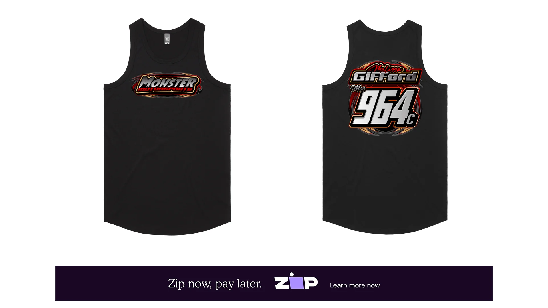 Mens Monster Motorsports Singlet