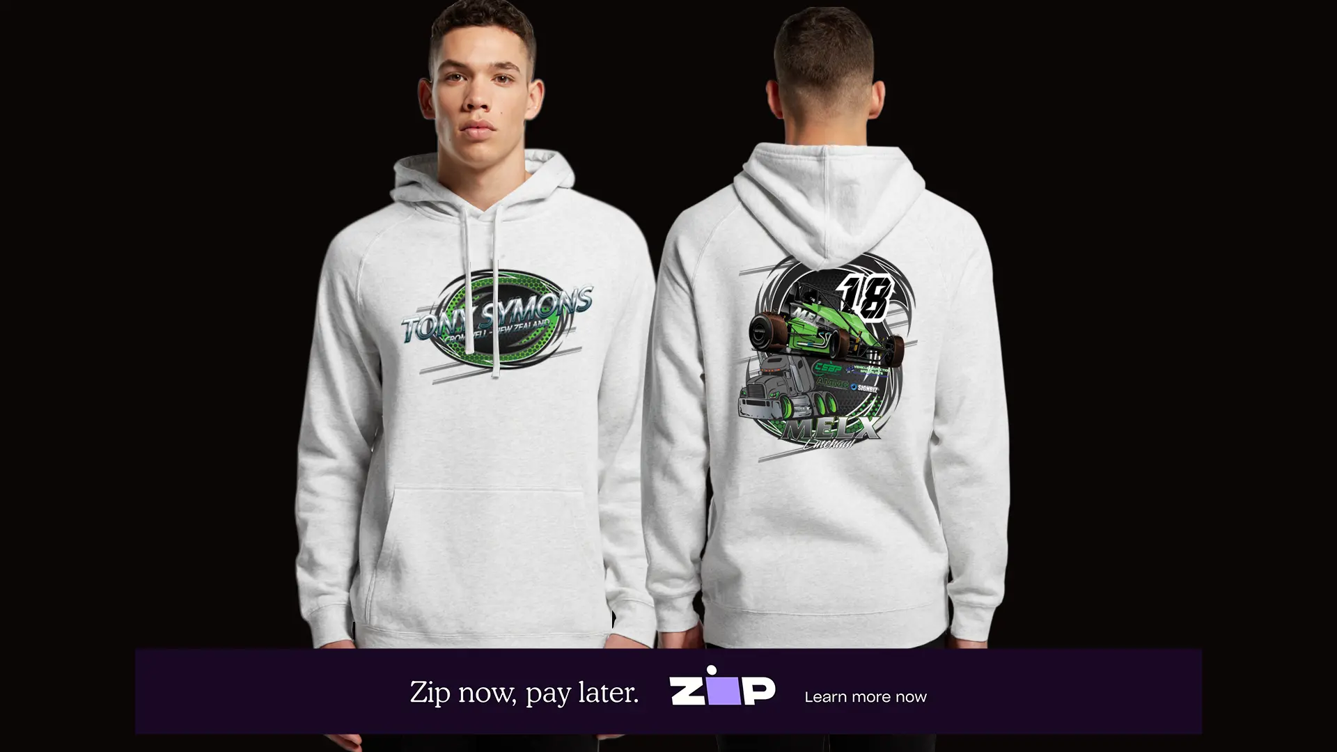 Mens Mel X Racing Hoodie