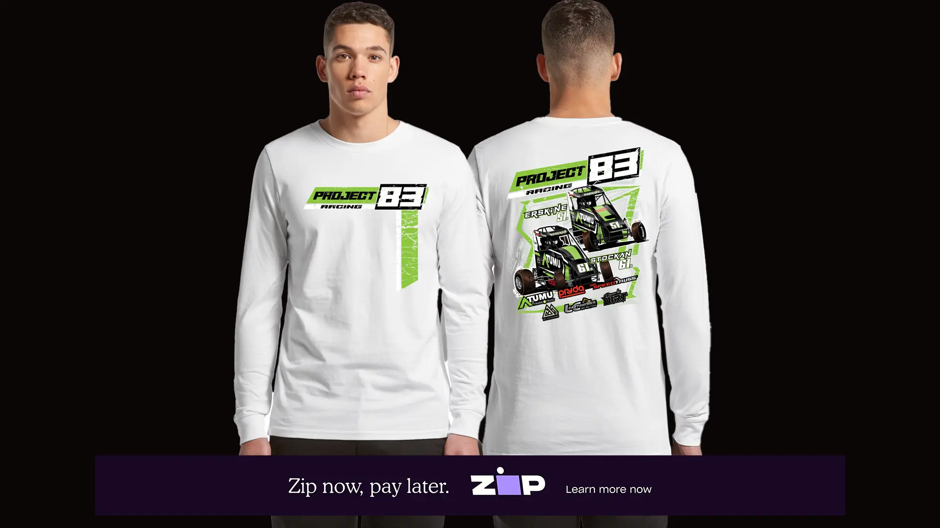Womens Project 83 Racing Longsleeve Tee