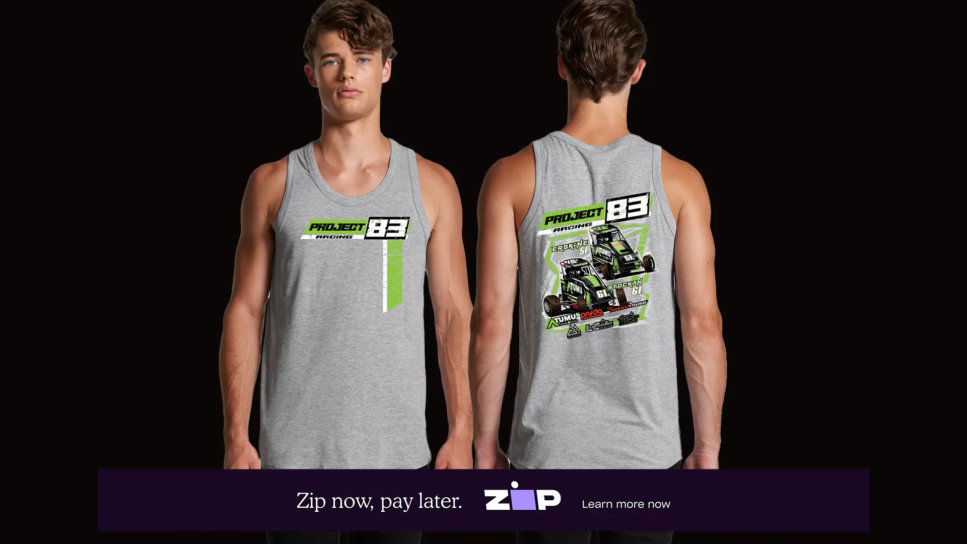 Mens Project 83 Racing Singlet