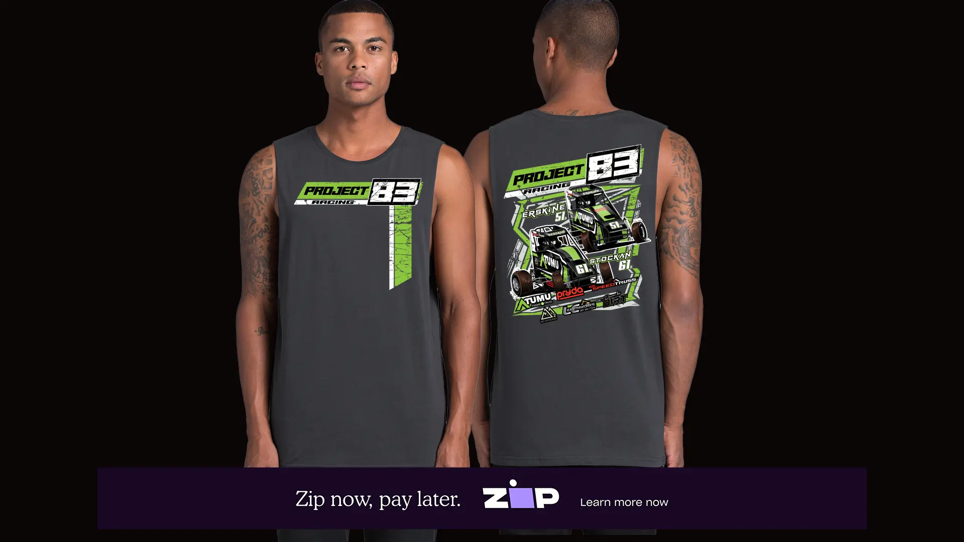 Mens Project 83 Racing Tank