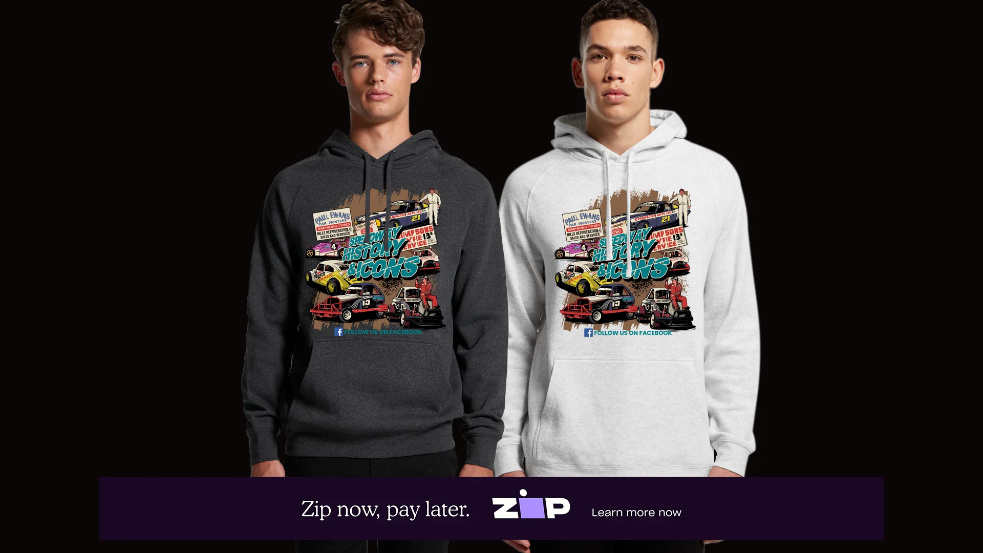 Mens Speedway History and Icons Hoodie