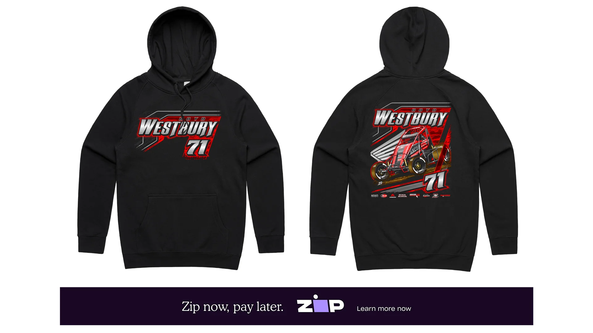 Mens Boyd Westbury Racing Hoodie