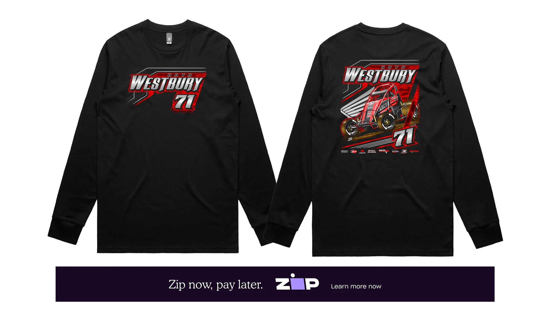Mens Boyd Westbury Racing Longsleeve Tee